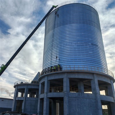 Silo d'acièr en espirala
